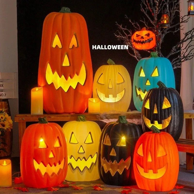 Halloween Pumpkin Glow Lantern