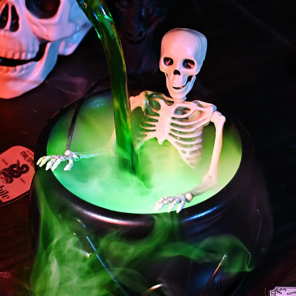Haunted Witch’s Cauldron – LED Fog Halloween Prop