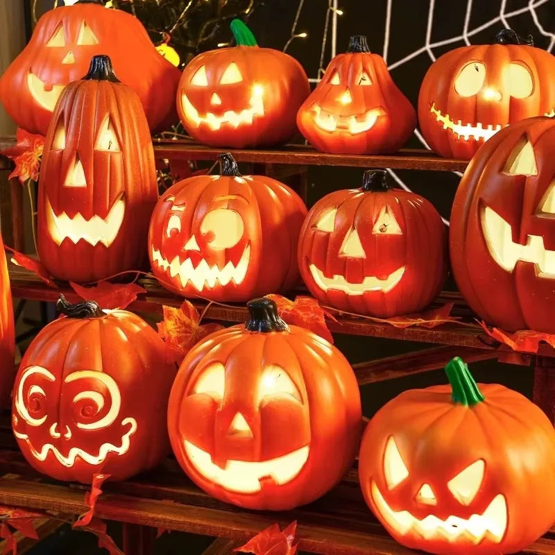 Halloween Pumpkin Glow Lantern