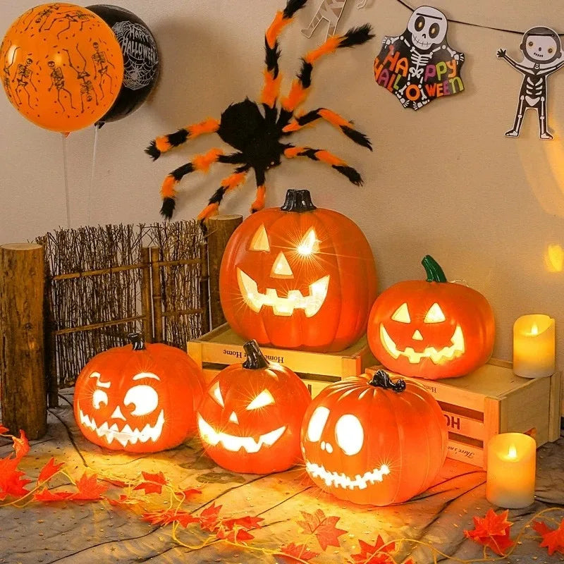 Halloween Pumpkin Glow Lantern