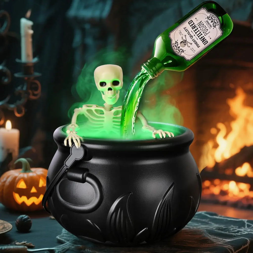 Haunted Witch’s Cauldron – LED Fog Halloween Prop