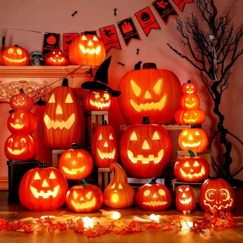 Halloween Pumpkin Glow Lantern