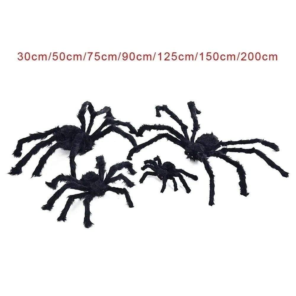 Giant Plush Spider – Halloween Outdoor Decoration